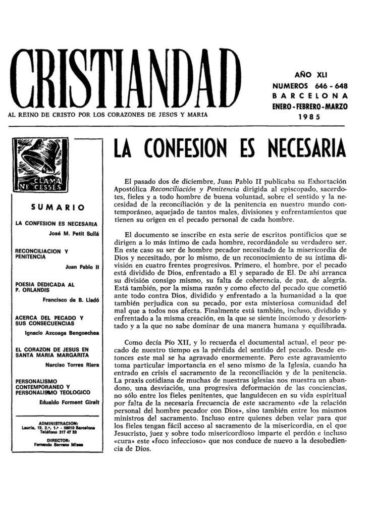 thumbnail of 1-CRISTIANDAD ENERO-FEBRERO-MARZO 1985