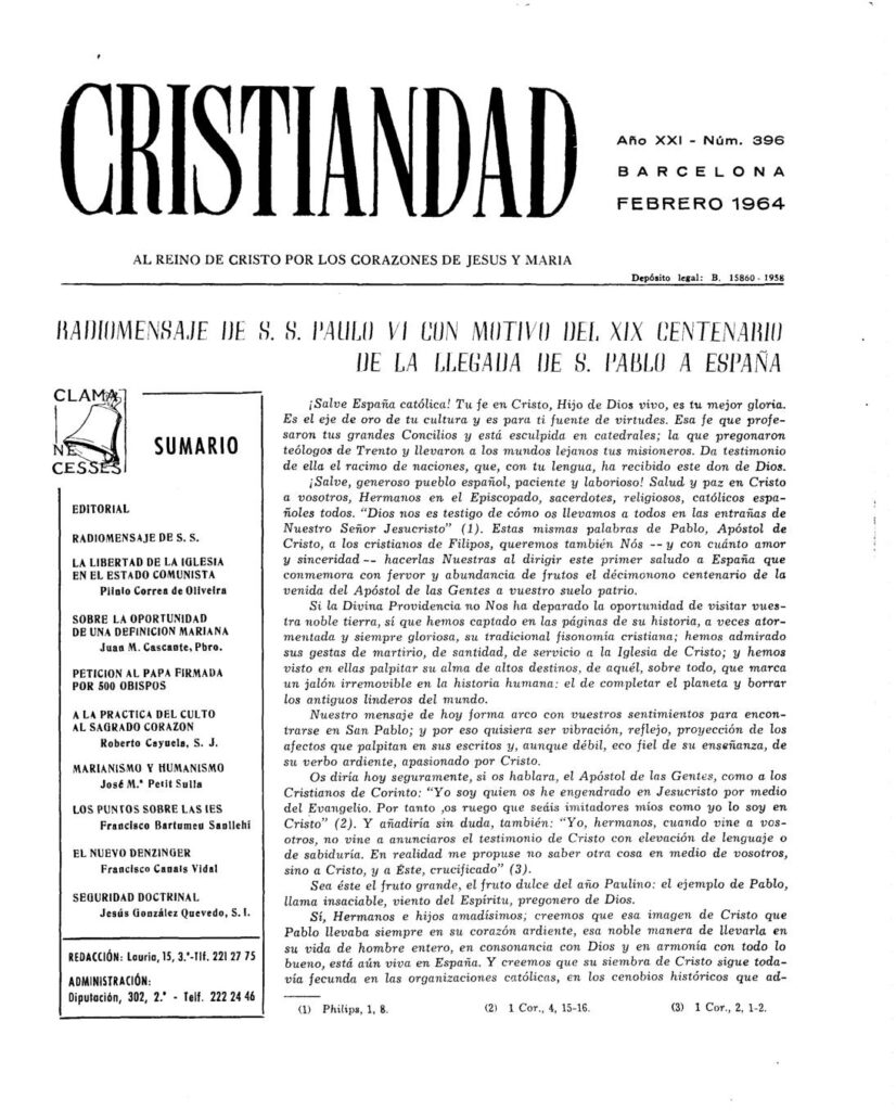 thumbnail of 2-CRISTIANDAD FEBRERO 1964
