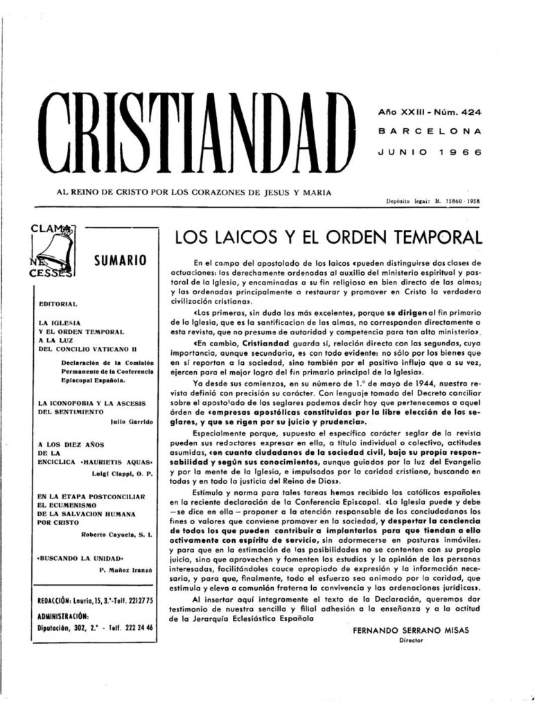 thumbnail of 6-CRISTIANDAD JUNIO 1966