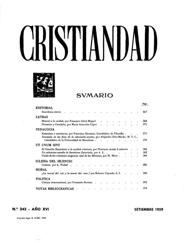 thumbnail of 9-CRISTIANDAD SEPTIEMBRE 1959